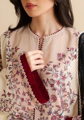 3-PC Unstitched Digital Printed Lawn Coco by Zara Shahjahan | NISA-4B